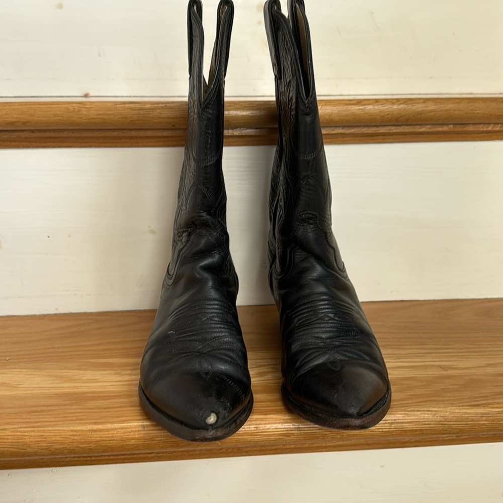 Vintage Justin all leather cowboy boots